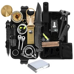 Survival Kit 28 in 1, Teakwood Survival Gear, Survival Gear Tool Emergency Gift