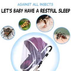 Mosquito Net For Stroller Portable Mini Crib Bug Net Washable Fine Mesh Cover