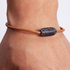 DIY Pendant Titanium Paracord Bead Bracelet Connection Buckle Keyring Knife Bead