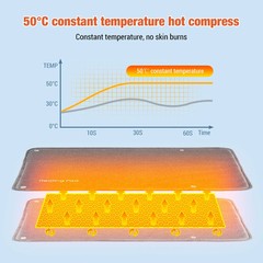 Heating Pad 50℃ Heat Graphene Thermostat Hand Warmer Winter Office Hand Warming