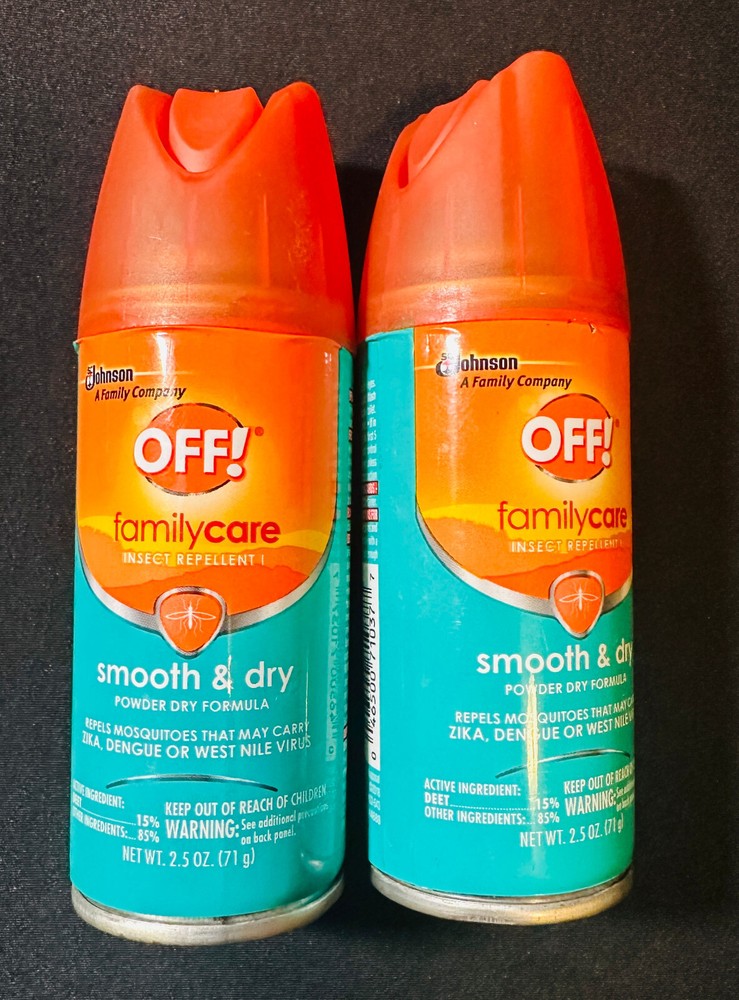 OFF! FamilyCare Insect Repellent I, Smooth & Dry Bug Spray, 2.5 fl oz, 2 ct