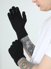 Heat Logic UNISEX 2PK GLOVE-BLACK/BLACK-S/M Small-Medium, 2 Pair Black