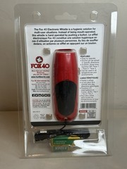 Fox 40 Electronic Whistle With Wrist Loop Lanyard And 9 Volt Battery Red New