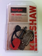 Kershaw 1019X Magnesium Fire Starter Striker w/ Lanyard, Works in Rain/Snow