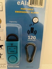 eAlarm Original Blue Portable Emergency Alarm *SEALED*