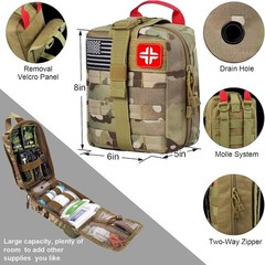 Men’s 142-Pc Survival & First Aid Emergency Kit – Perfect for Camping Adventures