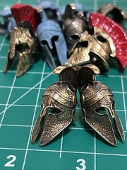 Keychain or knife lanyard Spartan Helmet Bead