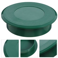 Durable Green Plastic Golf Hole Cup Cover for Indoor Outdoor Putting Practice