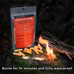Fire Plugs 100% Waterproof Fire Starter for Emergencies, Survival, Campfire, …