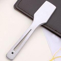 Stainless Steel Leather Edging Tool Leathercraft Stitching Line Flattener Tool