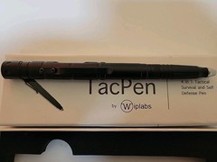 Wiplabs TacPen 4 In 1 Tactical Survival And Self Defense Pen Knife Flashlight