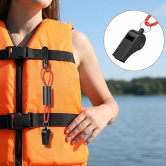 Whistle with Lanyard for Safety Boat Whistles Floats Water Whistles Coast Guard