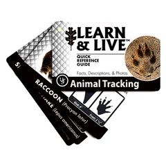 Live learn ANIMAL TRACKING survival cards tool emergency prepare tactical UST