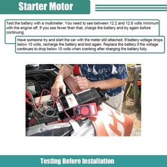 Moosun Starter Replacement For Chevrolet Chevy Cavalier Pontiac Grand Am