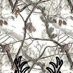 Three Rooker Camo Ties Mens Deer Hunting Winter Camouflage Necktie