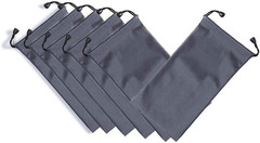 Microfiber Waterproof Drawstring Pouch,Soft Storage Bag for Cell Phones Power Ba