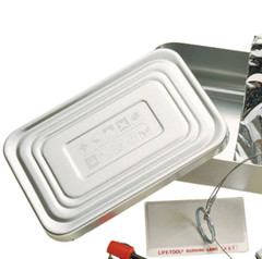A&F Japan Survival Kit 9 Tools Emergency Bushcraft Hard Anodized Waterproof Box