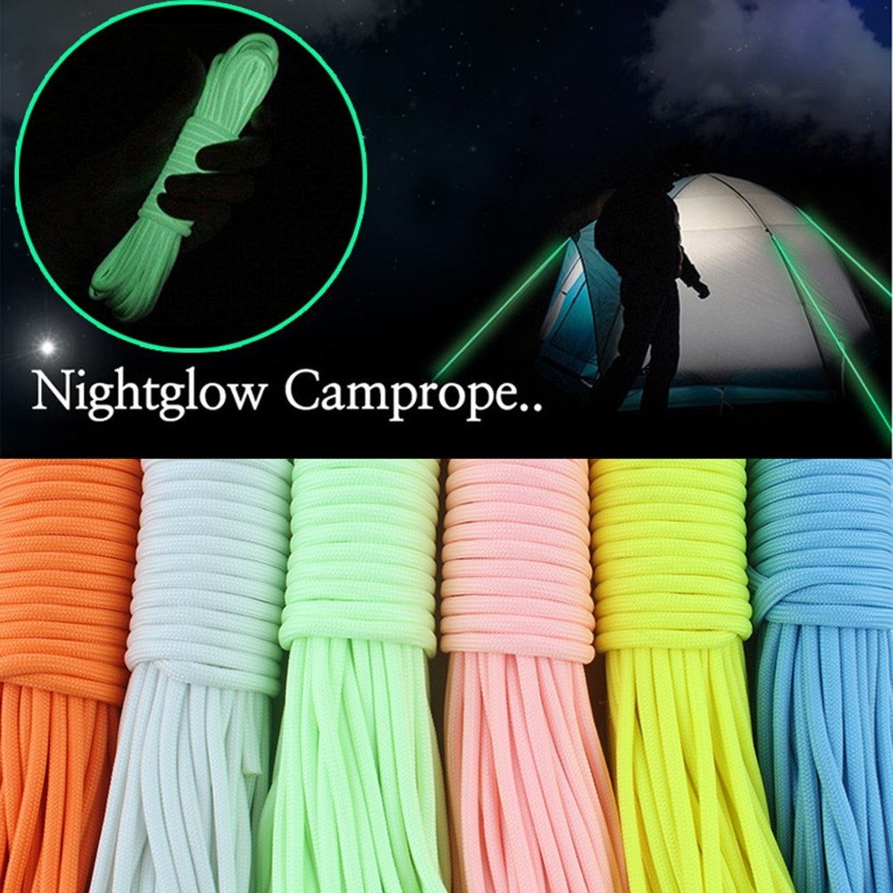 5 Pcs Outdoor Accessories Luminous Umbrella Rope Night Nine-core Ropes