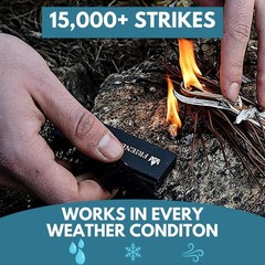 The Friendly Swede Magnesium Fire Starter Kit 3-Pack — Flint and Steel Fire St