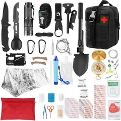 102 in 1 Outdoor Emergency Survival Kit – Multifunctional Equipment Kit with To…
