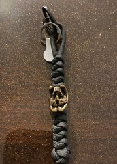 Keychain or knife lanyard. Bag, backpack or jacket zipper pull. Praying angel