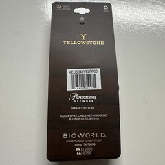 Yellowstone Paracord Keychain with Carabiner