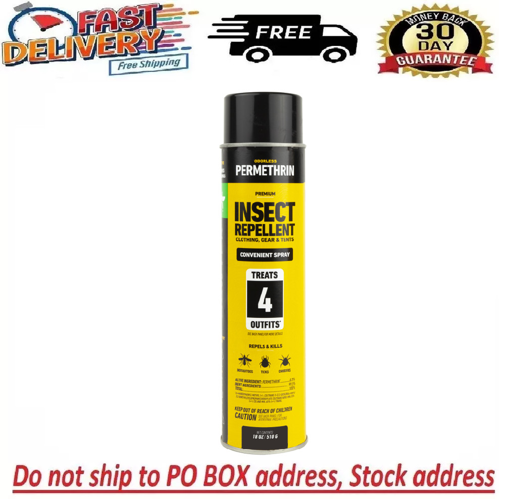 SP618 Premium Permethrin Insect Repellent for Clothing, Gear 619