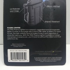 TRUE Utility Plasma Arc Rechargeable Lighter – Flameless Windproof TRU-ACC-1000