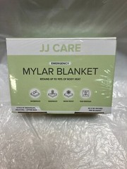 JJ CARE Mylar Blankets (Pack of 6) Large Emergency for Survival (63×82 Inches)