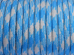 7 Strand Core 550lb Paracord Parachute Type III-100ft (Sky Blue Camo 74#) | Cord