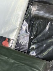 RPS Outdoors Travel Emergency Poncho Adult Size Clear Black Green