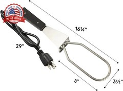 600W Electric Charcoal Starter Fire Lighter for BBQ Grill Smoker Fireplace, Fire