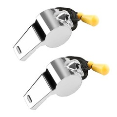 Whistle, Coaches Whistle with Lanyard, Whistle for Coaches, Whistle for 2PCS