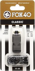 Black Whistle with Break-Away Lanyard – Moisture-Proof & 115 dB Sound