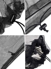 4 Pack Mosquito Net Mesh Protecting Net for Outdoor Hiking Camping Climbing M…