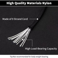 31 Meter Paracord Cords 310lb Multifunction Paracord Rope Braided Rope Lanyards