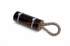 1x EDC Paracord Duct Tape Roll Tactical Black E&E Emergency Survival Zipper Pull