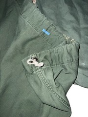 2 Used Vintage Military Issue Green Army Duffle Drawstring Bags