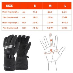 Ddinttao Heated Gloves For Men Womenrechargeable Heated Gloves 7.4V/2 5000Mah