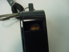 VTG WHISTLE WITH CORK BALL INSIDE