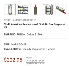 IFAK TRAUMA KIT / medical response kit/ authentic military surplus