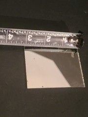 Vintage 2.5 X 3 Inch Signal Rescue Mirror