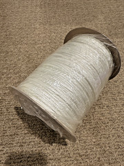Paracord Type II Military Parachute Cord 1000′ Spool MIL-C-7515 Natural White