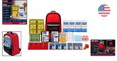 Essential Emergency Survival Kit – Backpack with First Aid, Food & Lightsticks