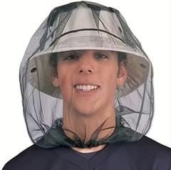 Camping Mosquito Protector Full Face Mask Outdoor Bug Protection Head Cover Net