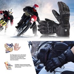 Day Wolf Heated Motorcycle Gloves Waterproof 7.4V 2200Mah Electric Rechargeable