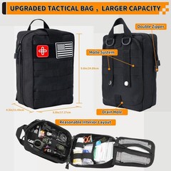 Survival Kit Emergency Gear for Car Home Camping 252 pcs First Aid Kit Outdoor
