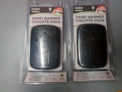 Lot of 2 Zippo Refillable Hand Warmers 12 Hour Black Matte Outdoor NEW SEALED