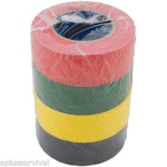 Triage Adhesive Tape 4 Pack – Yellow, Red, Green, Black