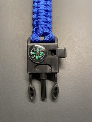 5 PK Paracord Bracelet, Survival Bracelet Tactical 5-in-1 Survival Band